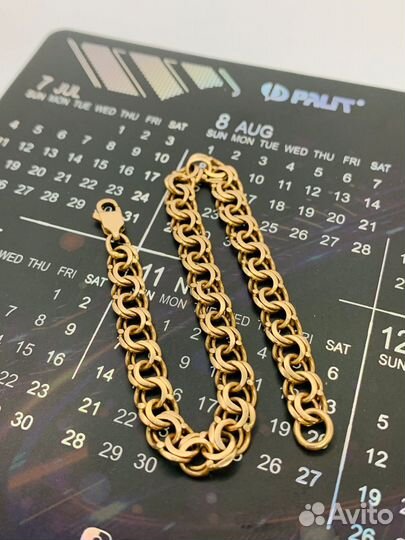 Золотой браслет 585 бисмарк