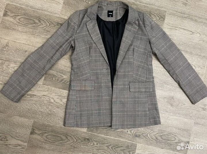 Пиджак Sinsay клетчатый б/у
