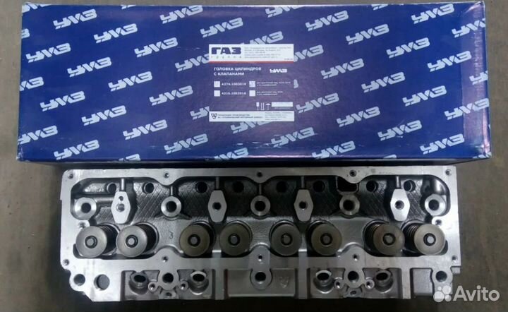 Головка блока цилиндров умз 4216 с клапанами