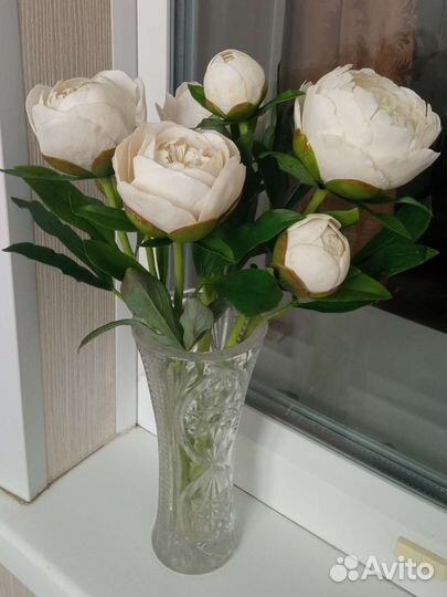 Пионы из полимерной глины