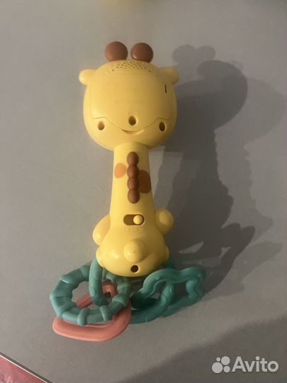 Музыкальный жираф / прорезыватель / погремушка