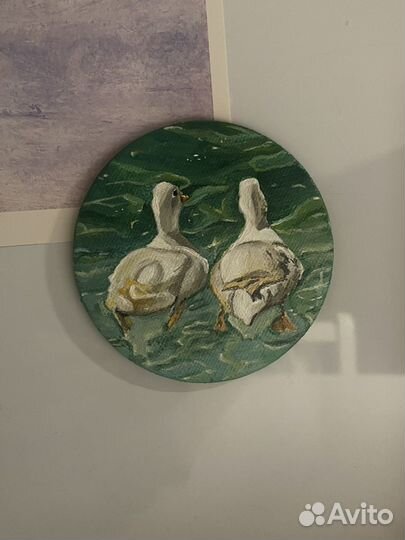 Магнит рисунок ручной работы