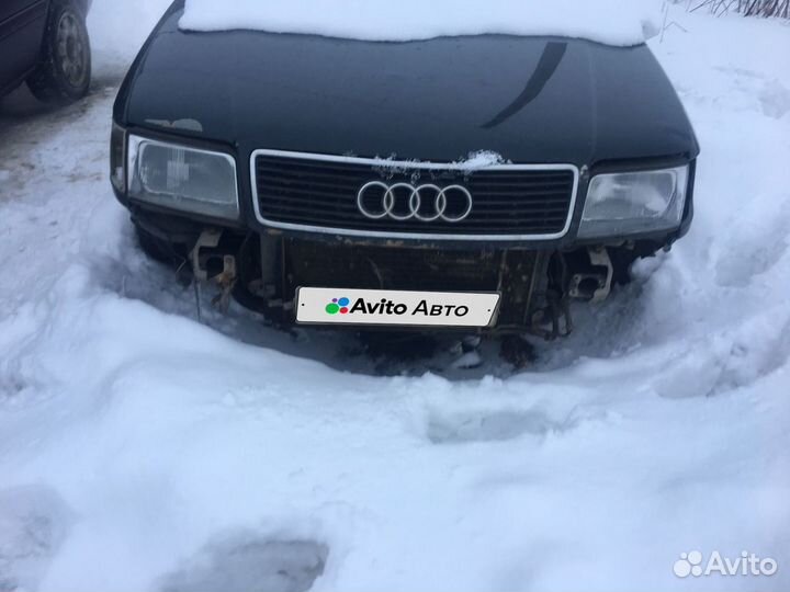 Audi 100 2.3 МТ, 1991, битый, 450 000 км