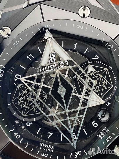 Часы Hublot Sang black 45mm