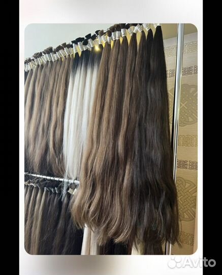 Волосы для наращивания блонд