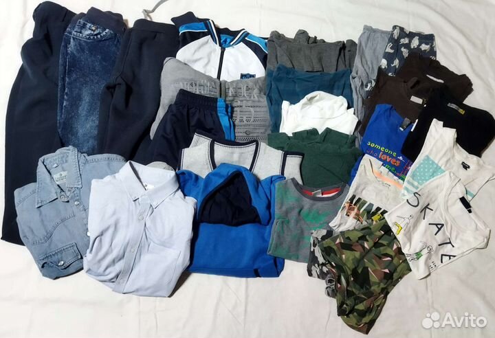 Детские вещи пакетом на мальчика 134-140