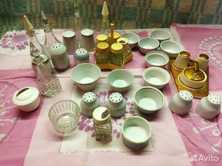 Солонки перечницы горчичницы СССР