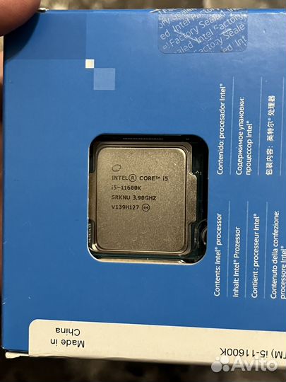 Intel core i5 11600k