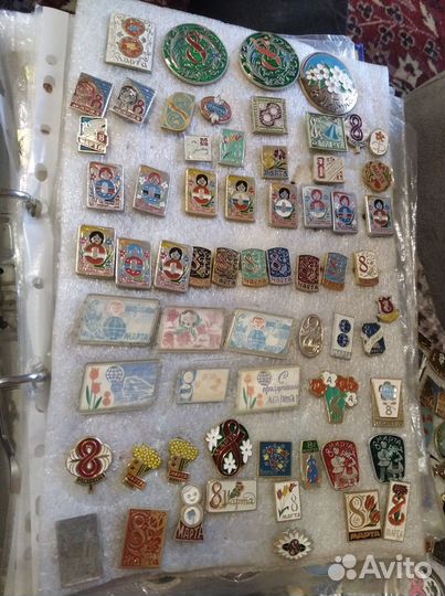 Значки СССР.8 марта.олимпиада