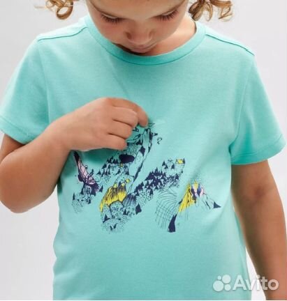 Хлопковые яркие футболки для девочки и мальчика