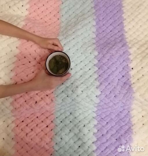 Плед для малыша новый 80*80см