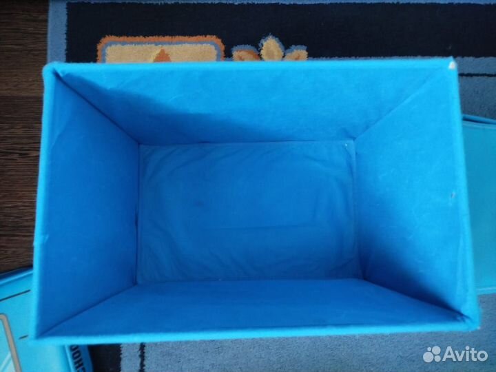 Складной ящик-пуф для игрушек