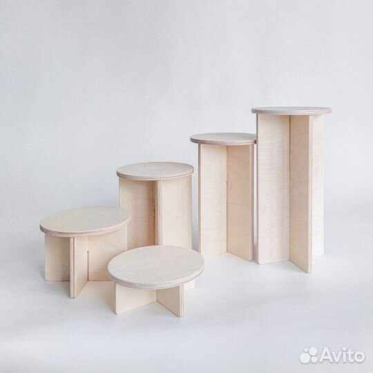 Подставки для цветов деревянные