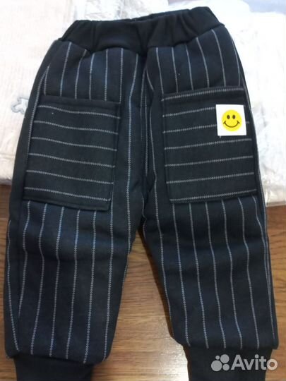 Теплые зимние новые штаны для детей