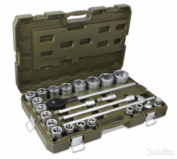 Набор головок и принадлежностей 3.4 25 предметов