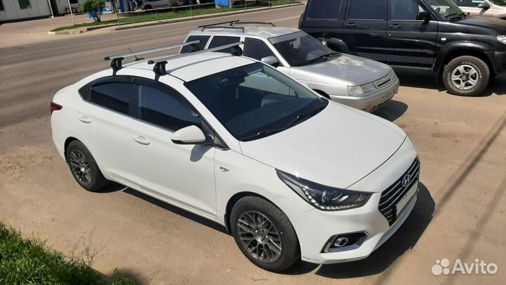 Багажник на крышу Hyundai Solaris, Eвродеталь