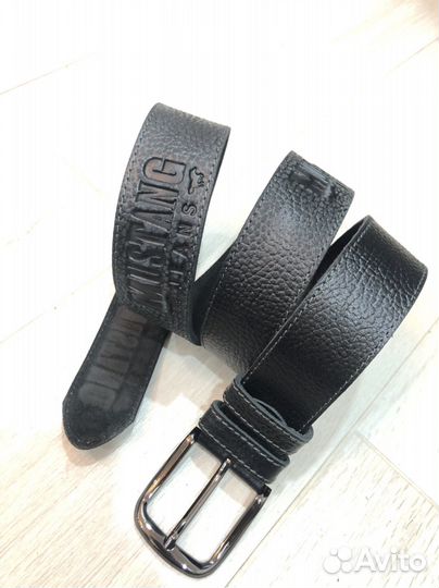 Мужской кожаный ремень Mustang