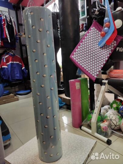 Коврик для йоги и фитнеса каучук