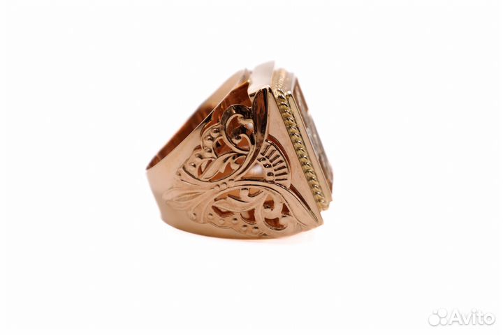 Печатка золотая С инициалами