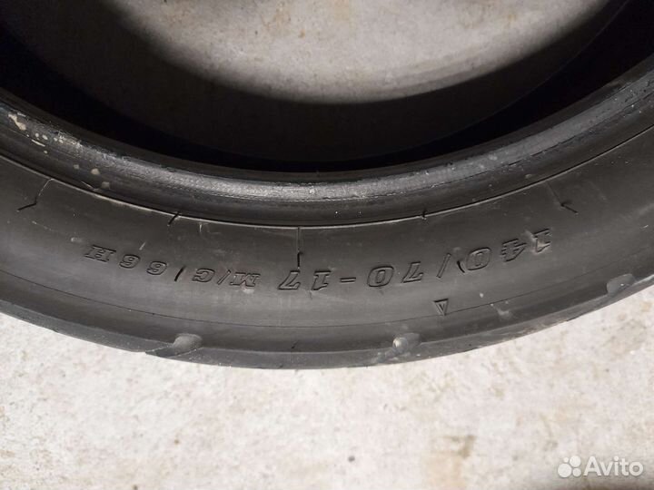 Резина, перед зад. 110/70/r17 140/70/r17