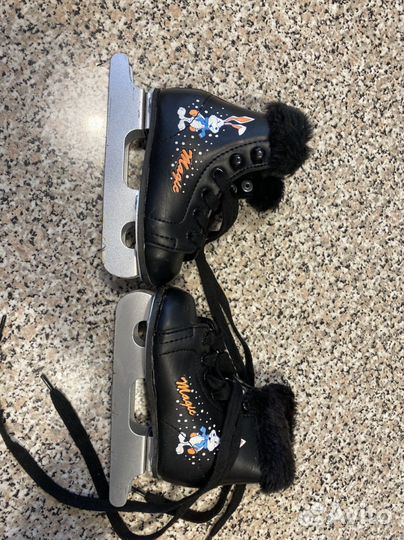 Коньки детские двухполозные 23-24 размер