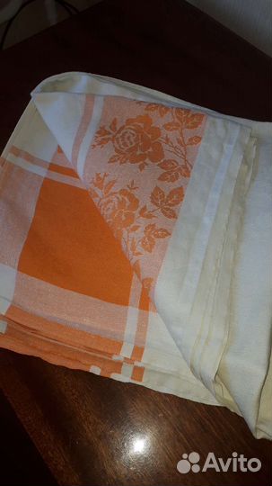 Скатерть лён жаккард СССР