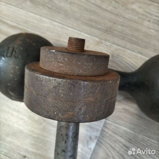 Гантели 14,5 кг 6 кг СССР