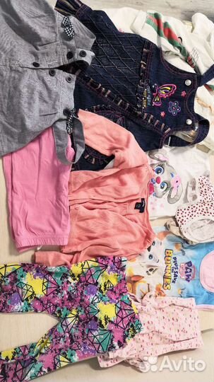 Одежда для девочки пакетом, на 1- 1.5 года