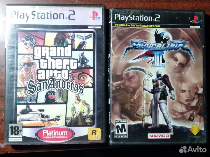 Игровые диски на ps2