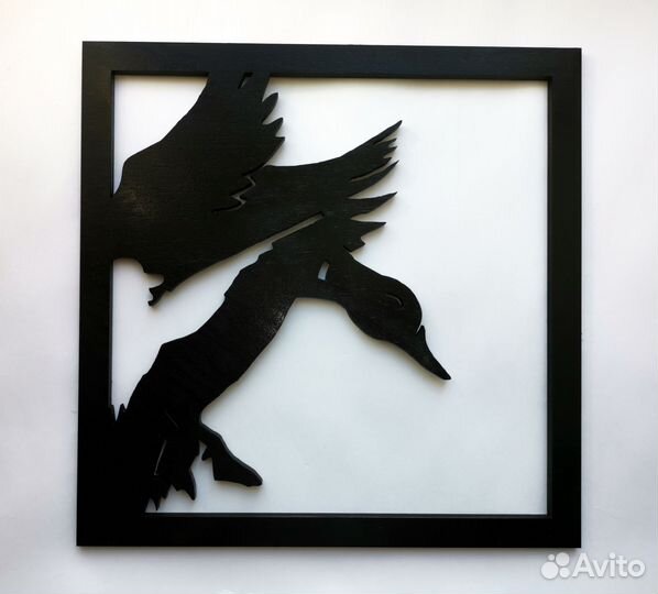 Набор панно из дерева на стену охота