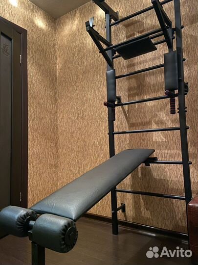 Шведская стенка с турником