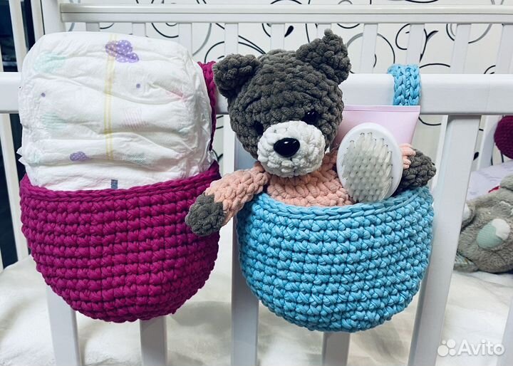 Корзинка на детскую кровать