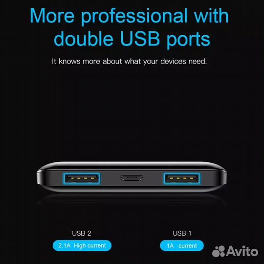 Power bank аккумулятор baseus 10000mAh с дисплеем