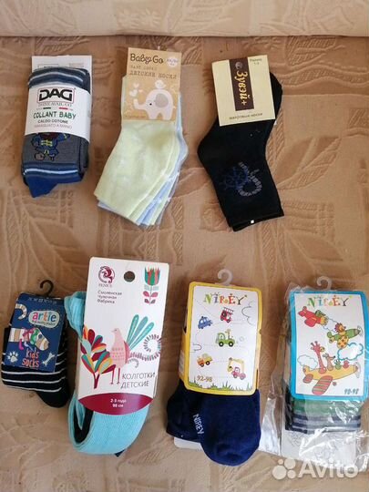 Новые носки и колготки р1-2, 2-4, 5-6 лет