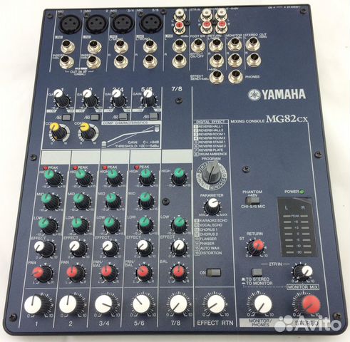 Yamaha mg 82cx стерео резисторы маркировка Yamaha MG82CX. Компактный,восьми-канальный микшер купить в Красноярске с доставк