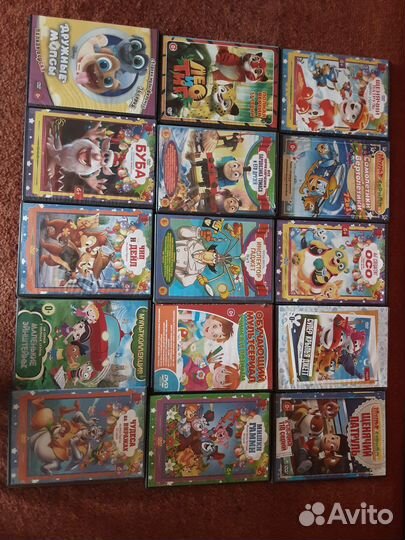 Двд диски с мультиками