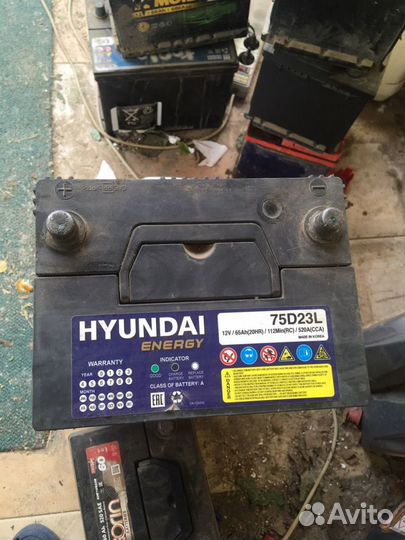 Аккумулятор Hyundai 60 ah бу