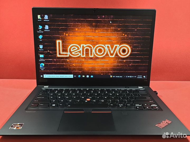 Ноутбук Lenovo ThinkPad T14S AMD 16Gb 256SSD