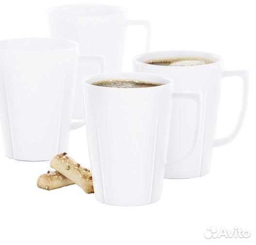 Кружки Grand Cru 340 мл.4шт Фарфор Rosendahl Дания