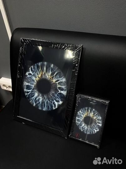 Подарочный сертификат - фото радужки глаза