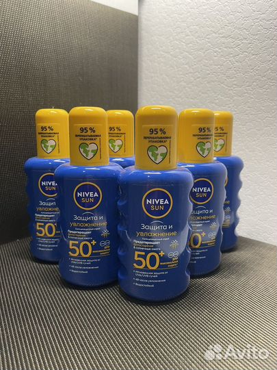 Солнцезащитный спрей spf 50 Nivea. Испания