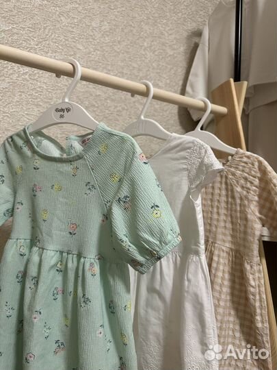 Платье для девочки летнее 80-86