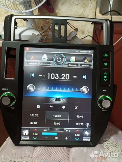 Магнитола тесла на land cruiser prado 150