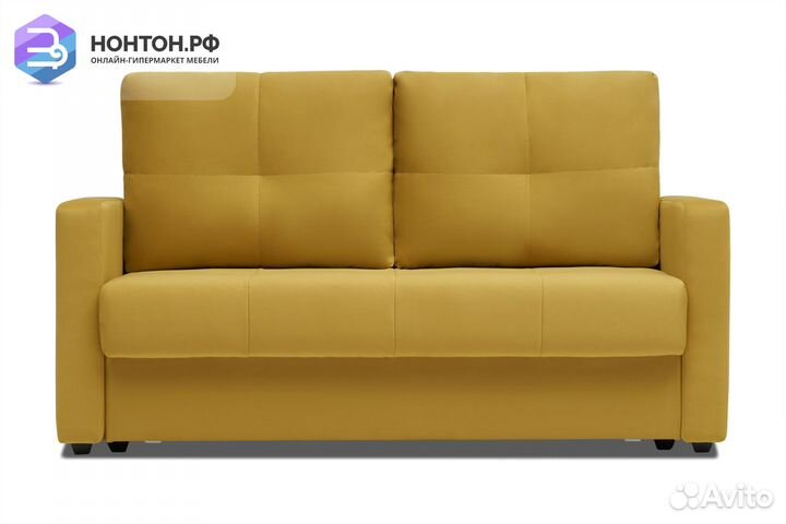 Диван шагающая еврокнижка Вита горчичный