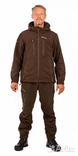 Костюм Nova Tex Якут pride флис, коричневый, р.48