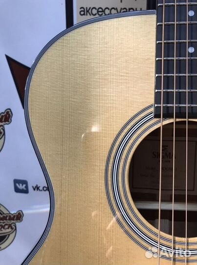 Акустическая гитара Sigma 000M-1, с топом из масси