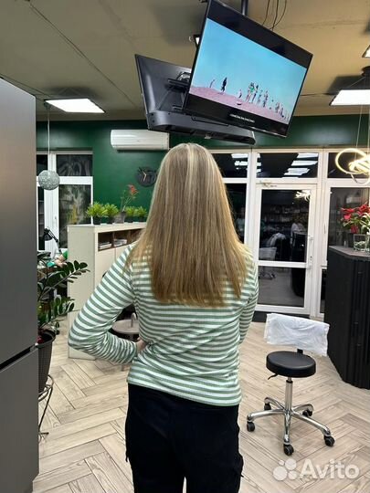 Наращивание волос на дому