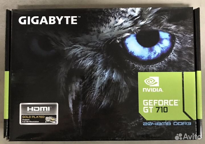 Видеокарта Nvidia geforce GT710 2гб новая