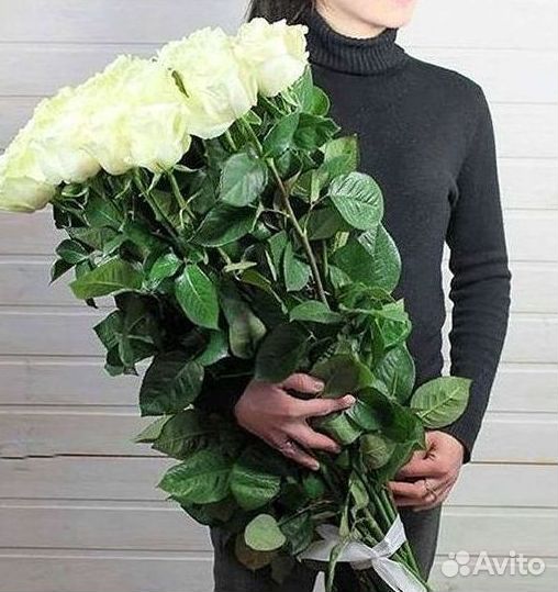 Длинные высокие розы 110 150 160 180 200 см