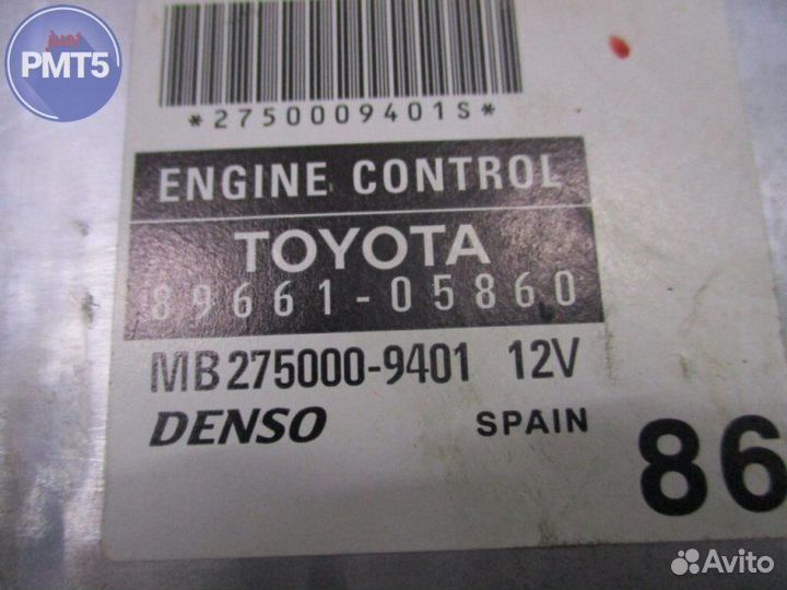 Эбу двс Toyota Avensis 1.8 2005